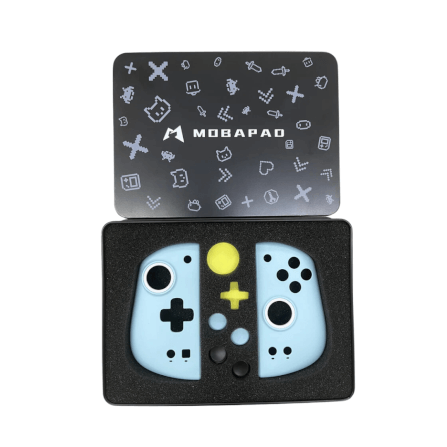 หน้ากากเปลี่ยนจอย Mobapad Gemini M6S / M6HD Joypad สีฟ้า _4